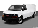 2013 GMC Savana 3500 Cargo Front angle view photo